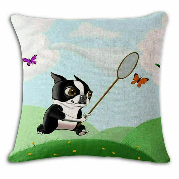 Decor Case Spoof 18" Cover Cushion Sofa Throw Home Pitbull