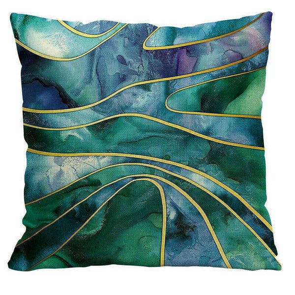 Decor Cushion Office Cover Case Sofa Geometry 18" Home Color