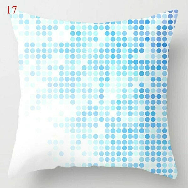 Super Soft Geometric Print Pillow Cases Art Cushion Covers for Sofa Pillowcases