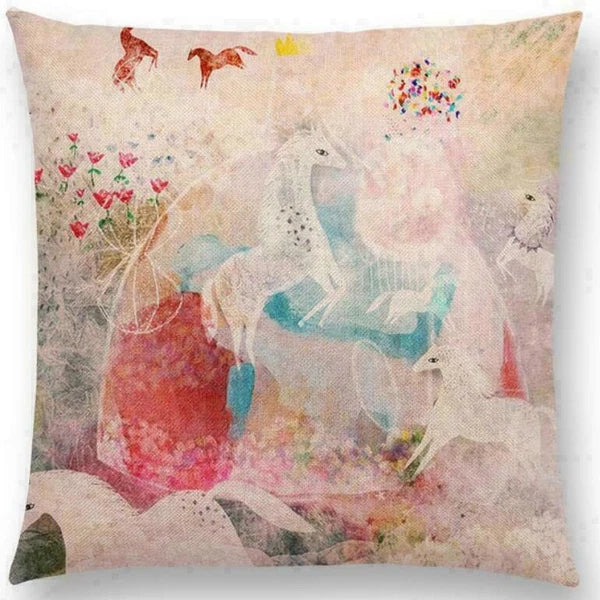 Cover Sofa Floral Case Cushion Pattern / Decor 18" pillow